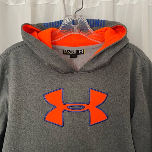 Under Armour Storm Relaxed Fit Gray Hoodie - Picture 2 of 9